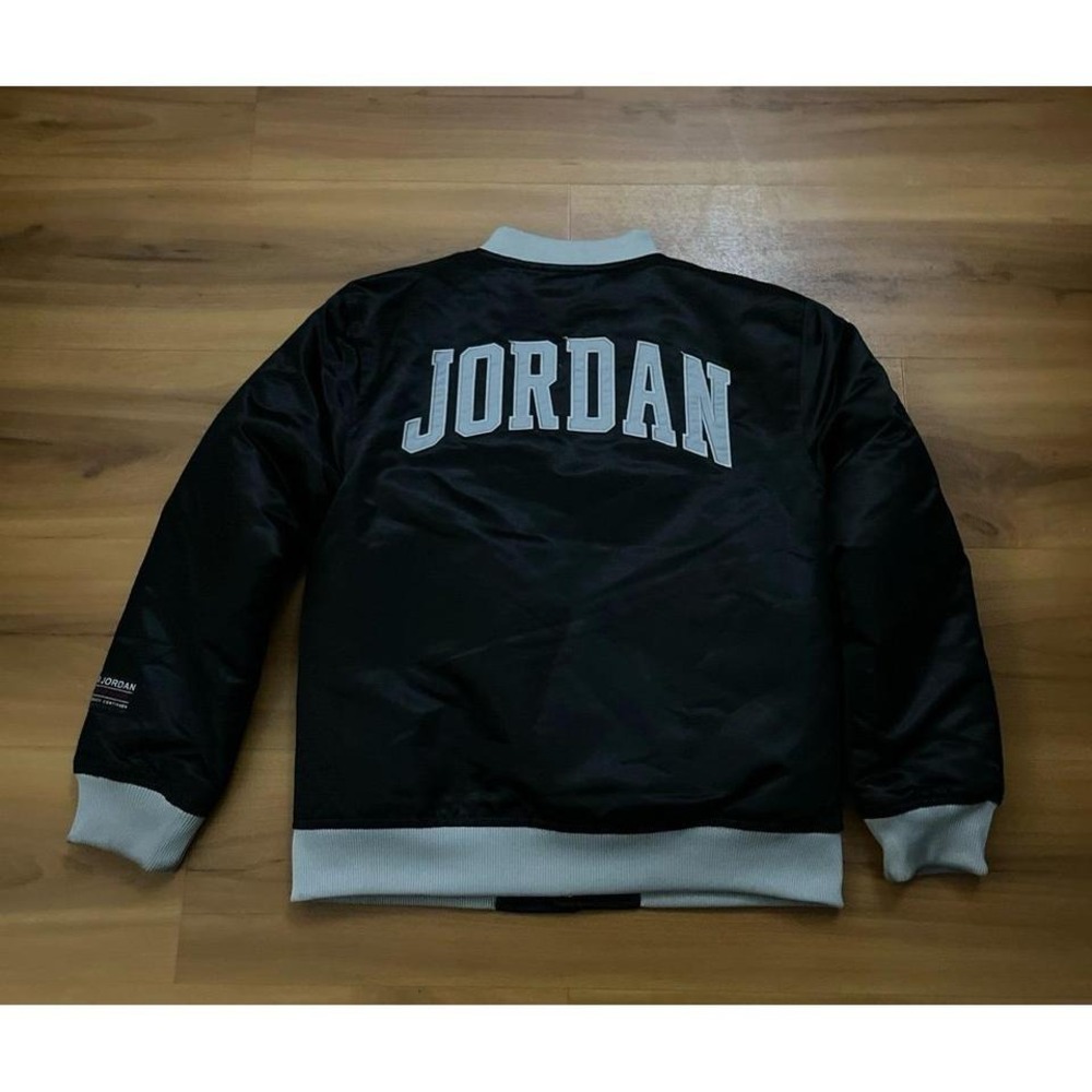 Boys Air Jordan Jumpman‎ Satin Snap Button Closet Bomber Jacket
